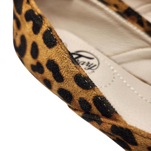 Trary Leopard Print Women's Flats Size 7 Faux Suede - Picture 8 of 12